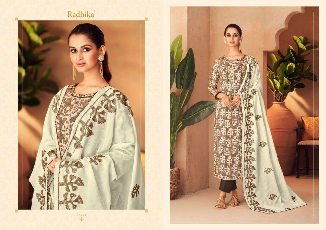 Blossom Vol-11 By Radhika Fashion 34001 To 34008 Series Beautiful Stylish Suits Fancy Colorful Casual Wear & Ethnic Wear & Ready To Wear Heavy Cotton Printed Dresses At Wholesale Price