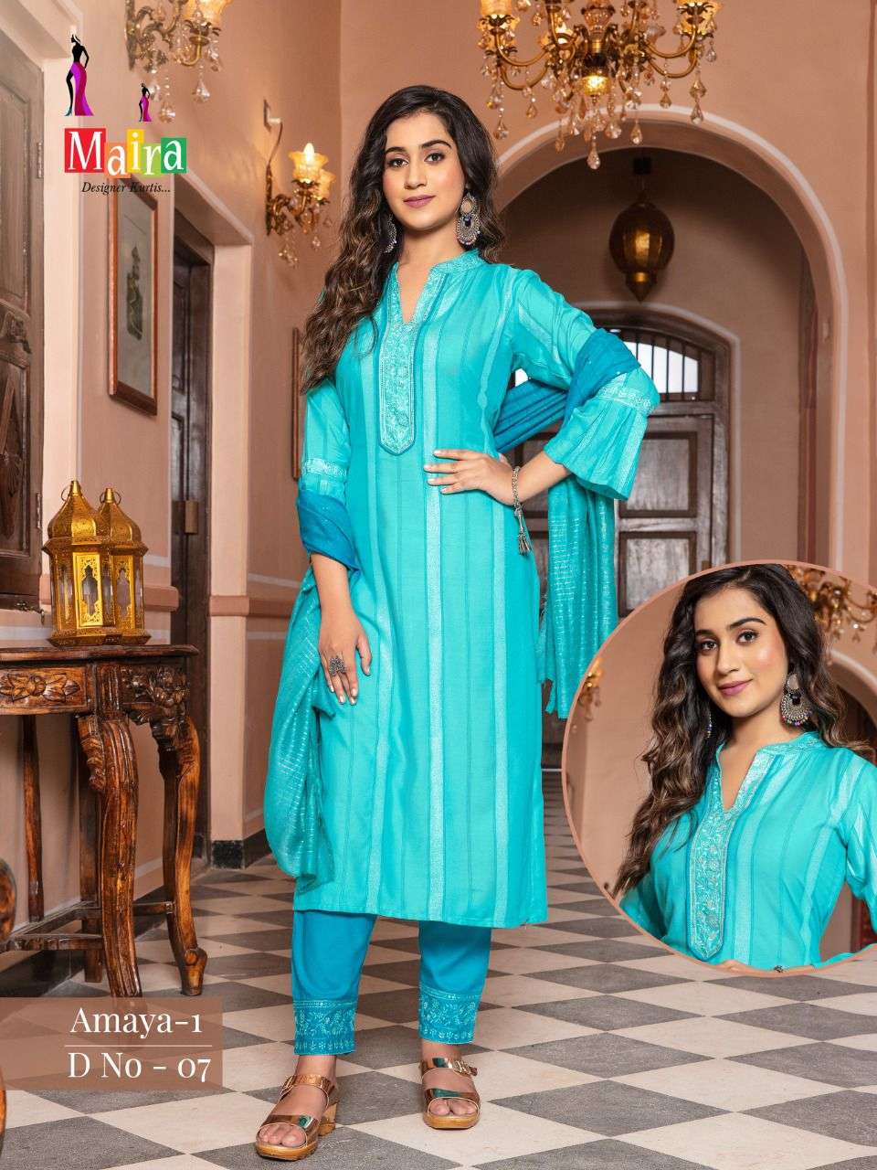 AMAYA VOL-1 BY MAIRA 01 TO 08 SERIES BEAUTIFUL SUITS COLORFUL STYLISH FANCY CASUAL WEAR & ETHNIC WEAR VISCOSE RAYON PRINT DRESSES AT WHOLESALE PRICE