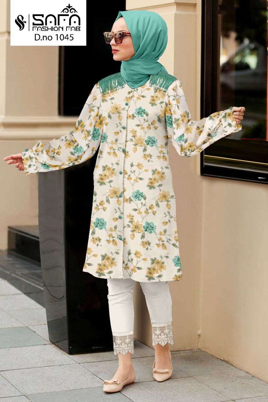 SAFA 1045 COLOURS BY SAFA FASHION 1045-A TO 1045-D SERIES BEAUTIFUL PAKISTANI SUITS COLORFUL STYLISH FANCY CASUAL WEAR & ETHNIC WEAR HEAVY GEORGETTE DRESSES AT WHOLESALE PRICE