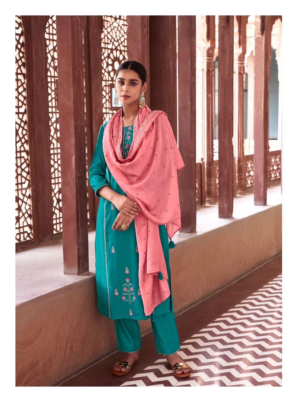 RANGREZ VOL-2 BY FOUR BUTTONS 2001 TO 2006 SERIES DESIGNER SUITS COLLECTION BEAUTIFUL STYLISH COLORFUL FANCY PARTY WEAR & OCCASIONAL WEAR VISCOSE SILK EMBROIDERY DRESSES AT WHOLESALE PRICE