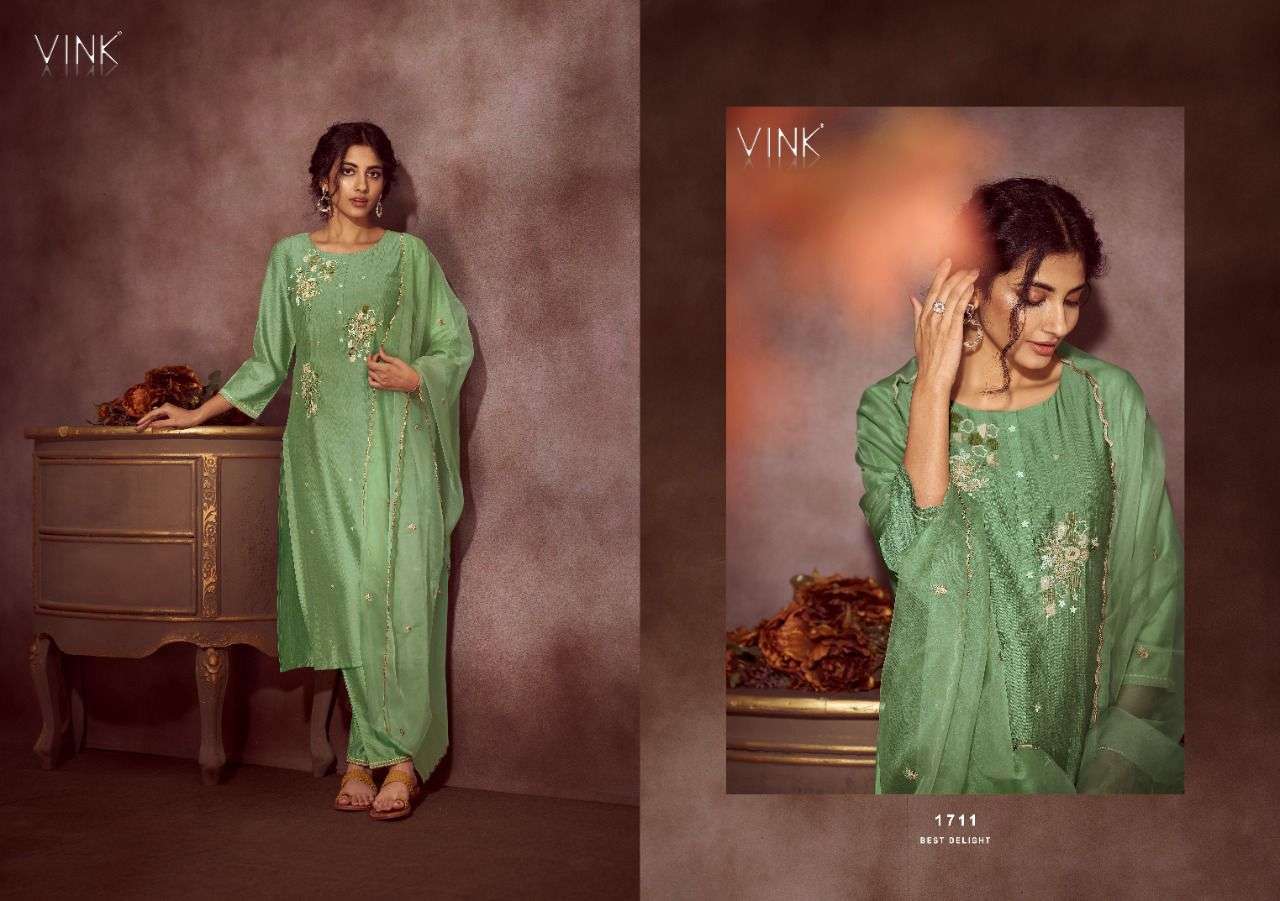 MAJESTIC BY VINK 1711 TO 1716 SERIES BEAUTIFUL SUITS COLORFUL STYLISH FANCY CASUAL WEAR & ETHNIC WEAR VISCOSE DRESSES AT WHOLESALE PRICE