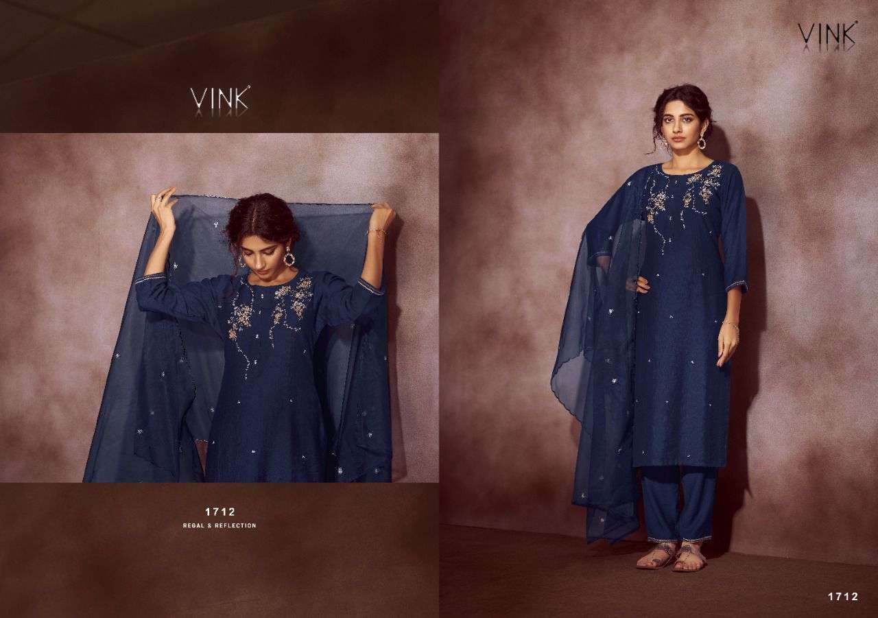 MAJESTIC BY VINK 1711 TO 1716 SERIES BEAUTIFUL SUITS COLORFUL STYLISH FANCY CASUAL WEAR & ETHNIC WEAR VISCOSE DRESSES AT WHOLESALE PRICE