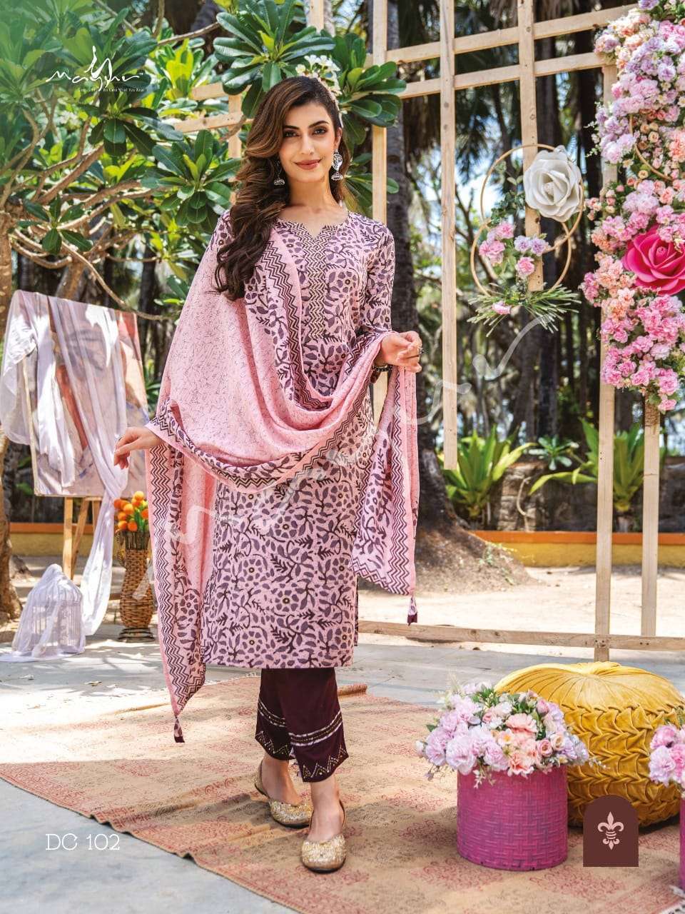 DREAM CATCHER BY MAYUR 101 TO 104 SERIES BEAUTIFUL SUITS COLORFUL STYLISH FANCY CASUAL WEAR & ETHNIC WEAR FANCY PRINT DRESSES AT WHOLESALE PRICE