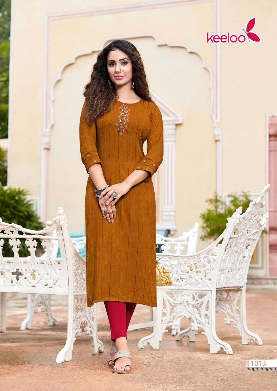 KANIKA VOL-2 BY KEELOO 1013 TO 1016 SERIES DESIGNER STYLISH FANCY COLORFUL BEAUTIFUL PARTY WEAR & ETHNIC WEAR COLLECTION VISCOSE EMBROIDERY KURTIS AT WHOLESALE PRICE