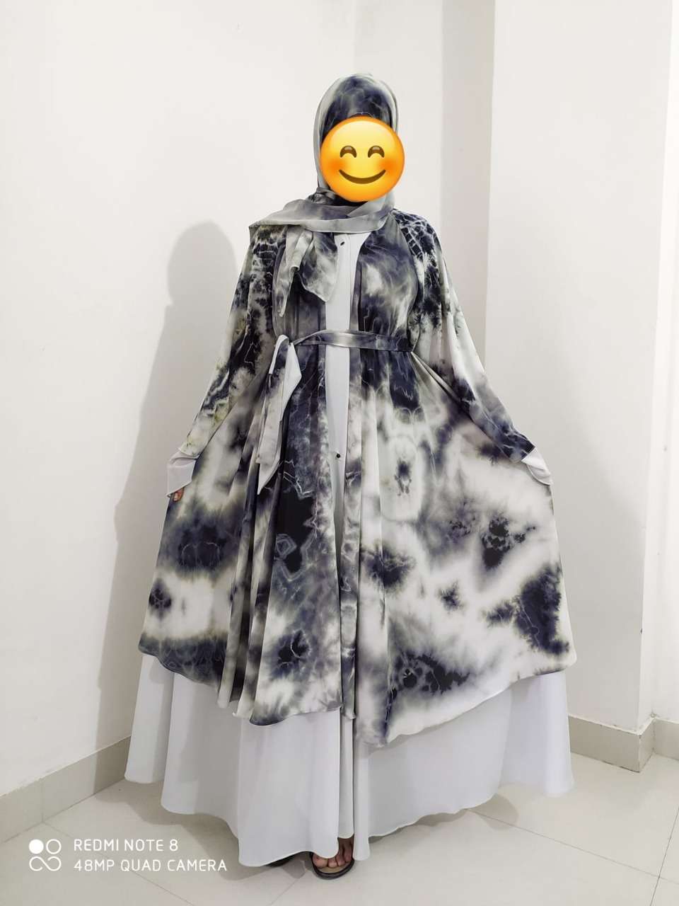TYE DYE DOUBLE LAYER BY FASHID WHOLESALE 01 TO 05 SERIES BEAUTIFUL STYLISH FANCY COLORFUL CASUAL WEAR & ETHNIC WEAR FANCY BURQA AT WHOLESALE PRICE
