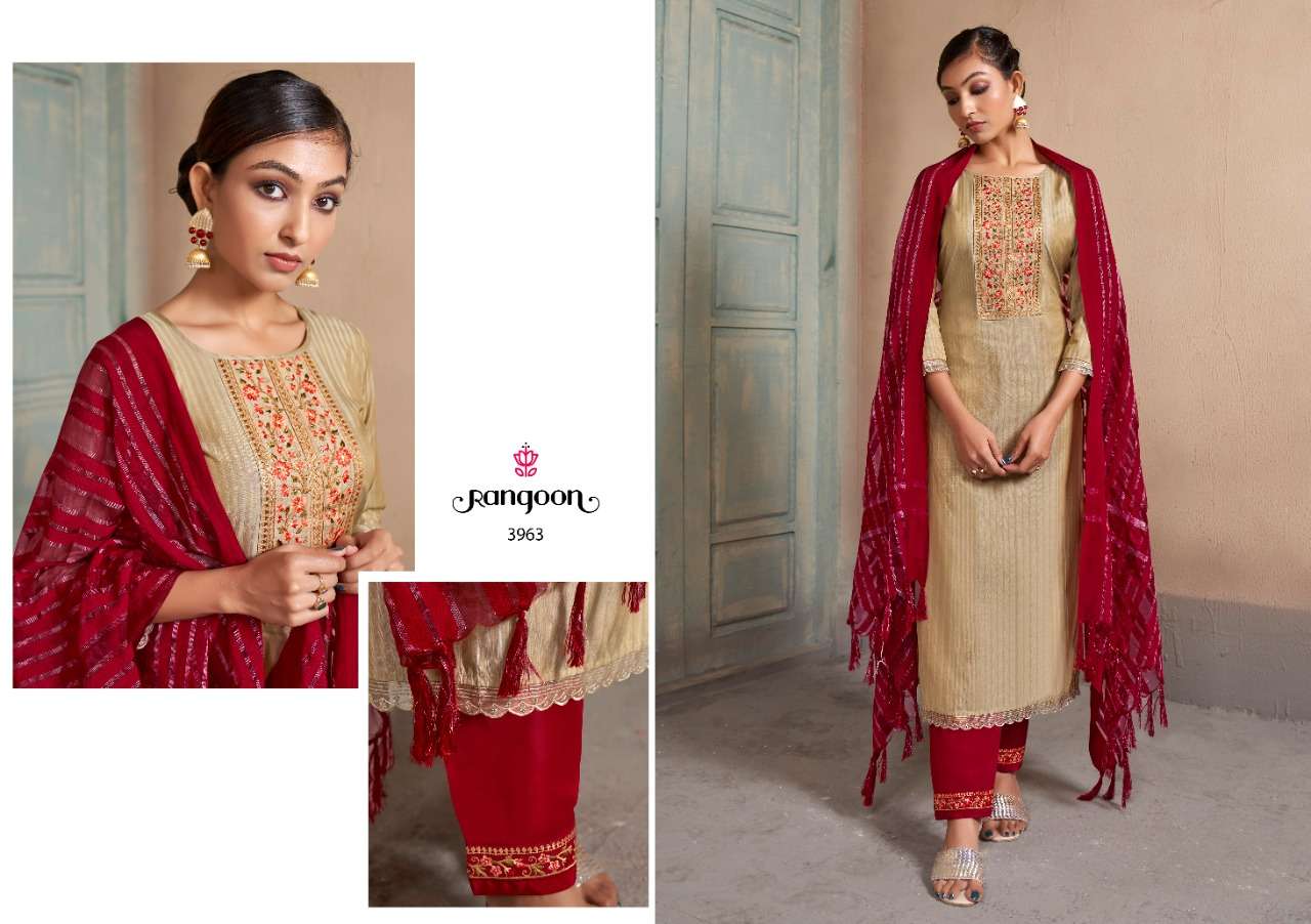 LIMELITE BY RANGOON 3961 TO 3966 SERIES BEAUTIFUL SUITS COLORFUL STYLISH FANCY CASUAL WEAR & ETHNIC WEAR SILK EMBROIDERED DRESSES AT WHOLESALE PRICE