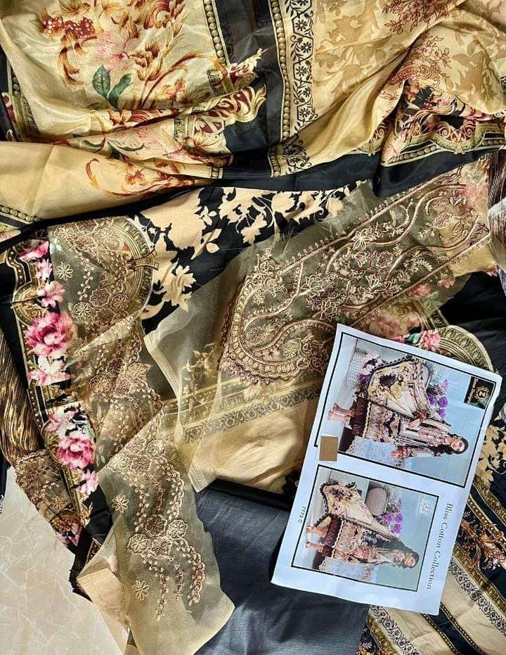 BLISS COTTON COLLECTION BY ZIAAZ DESIGNS BEAUTIFUL PAKISTANI SUITS COLORFUL STYLISH FANCY CASUAL WEAR & ETHNIC WEAR COTTON PRINT DRESSES AT WHOLESALE PRICE