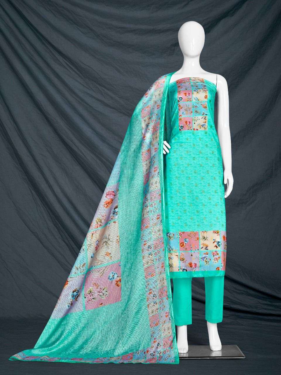 RAGINI 1906 BY BIPSON 01 TO 04 SERIES BEAUTIFUL SUITS COLORFUL STYLISH FANCY CASUAL WEAR & ETHNIC WEAR MUSLIN PRINT DRESSES AT WHOLESALE PRICE