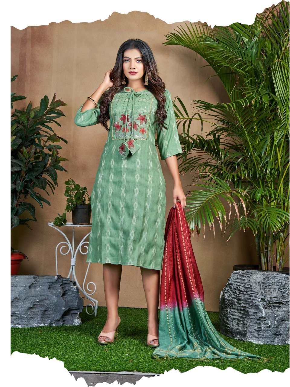 PREET BY SMYLEE 01 TO 08 SERIES DESIGNER STYLISH FANCY COLORFUL BEAUTIFUL PARTY WEAR & ETHNIC WEAR COLLECTION PURE RAYON KURTIS WITH DUPATTA AT WHOLESALE PRICE