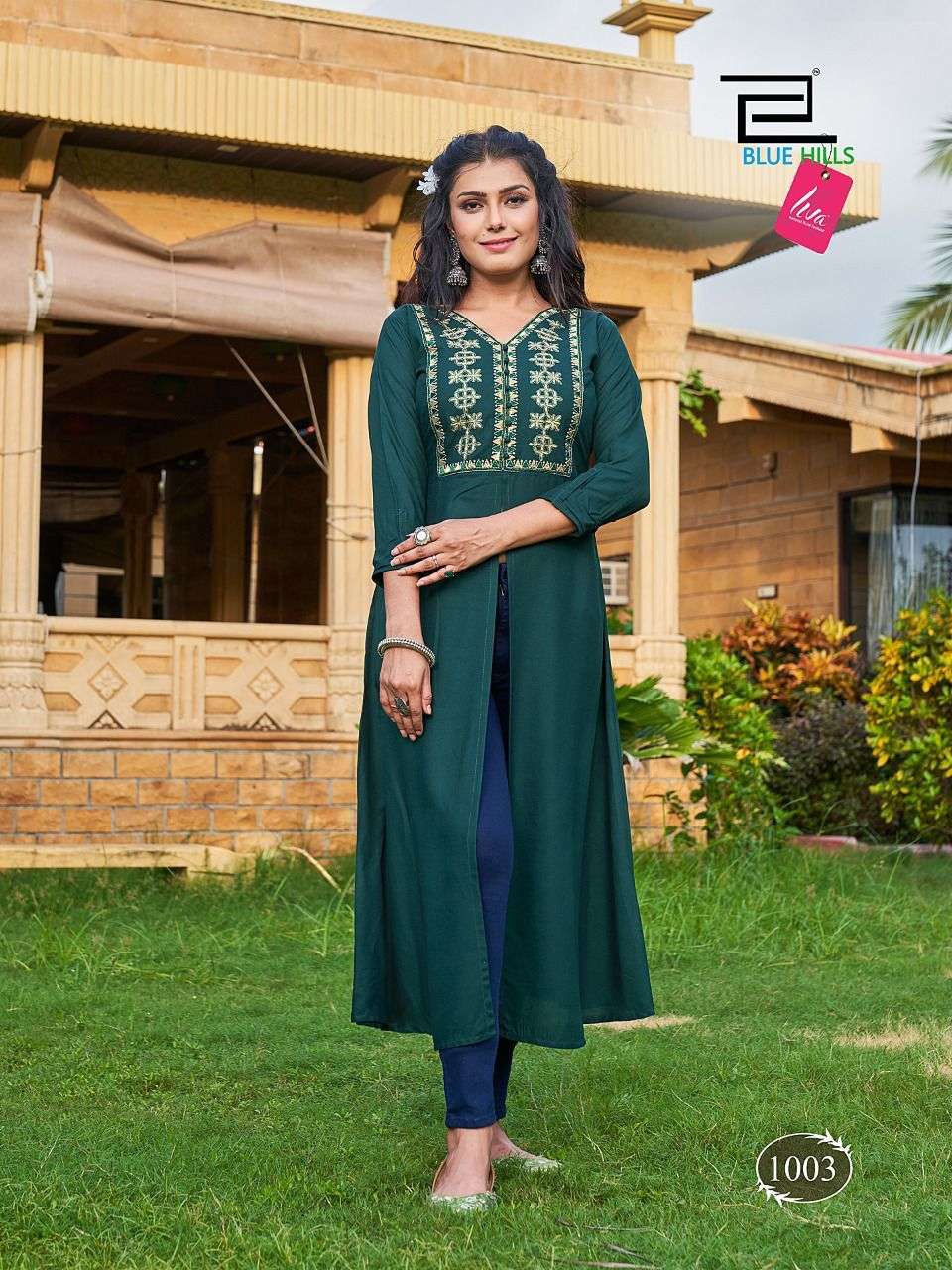 ZARA BY BLUE HILLS 1001 TO 1008 SERIES DESIGNER STYLISH FANCY COLORFUL BEAUTIFUL PARTY WEAR & ETHNIC WEAR COLLECTION PURE RAYON KURTIS AT WHOLESALE PRICE