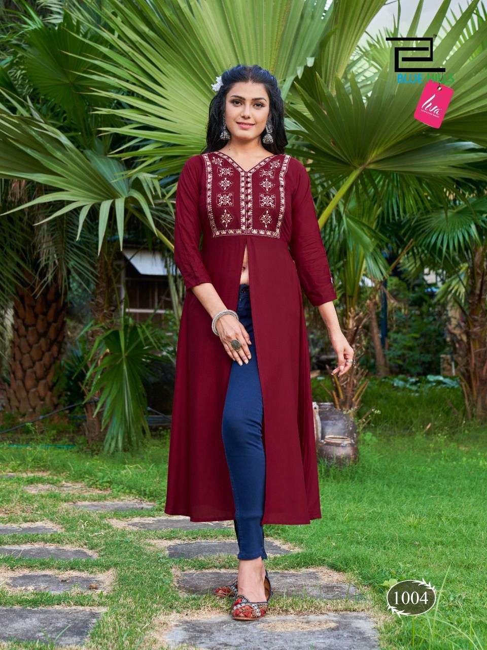 ZARA BY BLUE HILLS 1001 TO 1008 SERIES DESIGNER STYLISH FANCY COLORFUL BEAUTIFUL PARTY WEAR & ETHNIC WEAR COLLECTION PURE RAYON KURTIS AT WHOLESALE PRICE