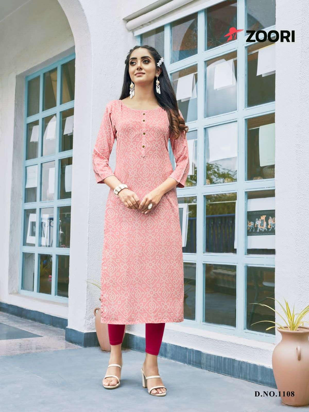 AKSHARA VOL-18 BY ZOORI 1105 TO 1110 SERIES DESIGNER STYLISH FANCY COLORFUL BEAUTIFUL PARTY WEAR & ETHNIC WEAR COLLECTION RAYON PRINT KURTIS AT WHOLESALE PRICE