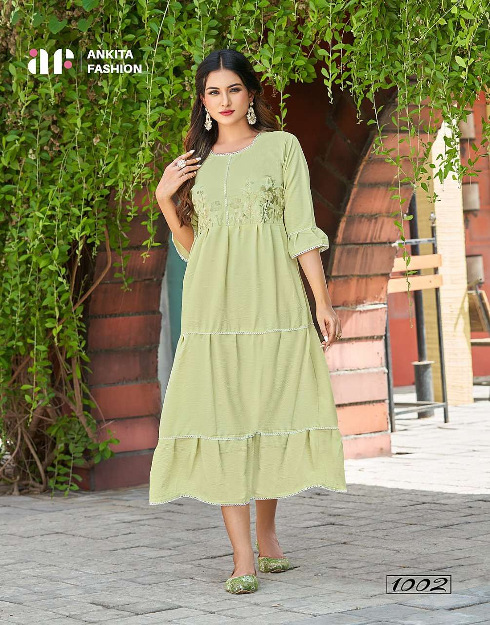 LIME LIGHT BY ANKITA FASHION 1001 TO 1008 SERIES DESIGNER STYLISH FANCY COLORFUL BEAUTIFUL PARTY WEAR & ETHNIC WEAR COLLECTION FANCY KURTIS AT WHOLESALE PRICE