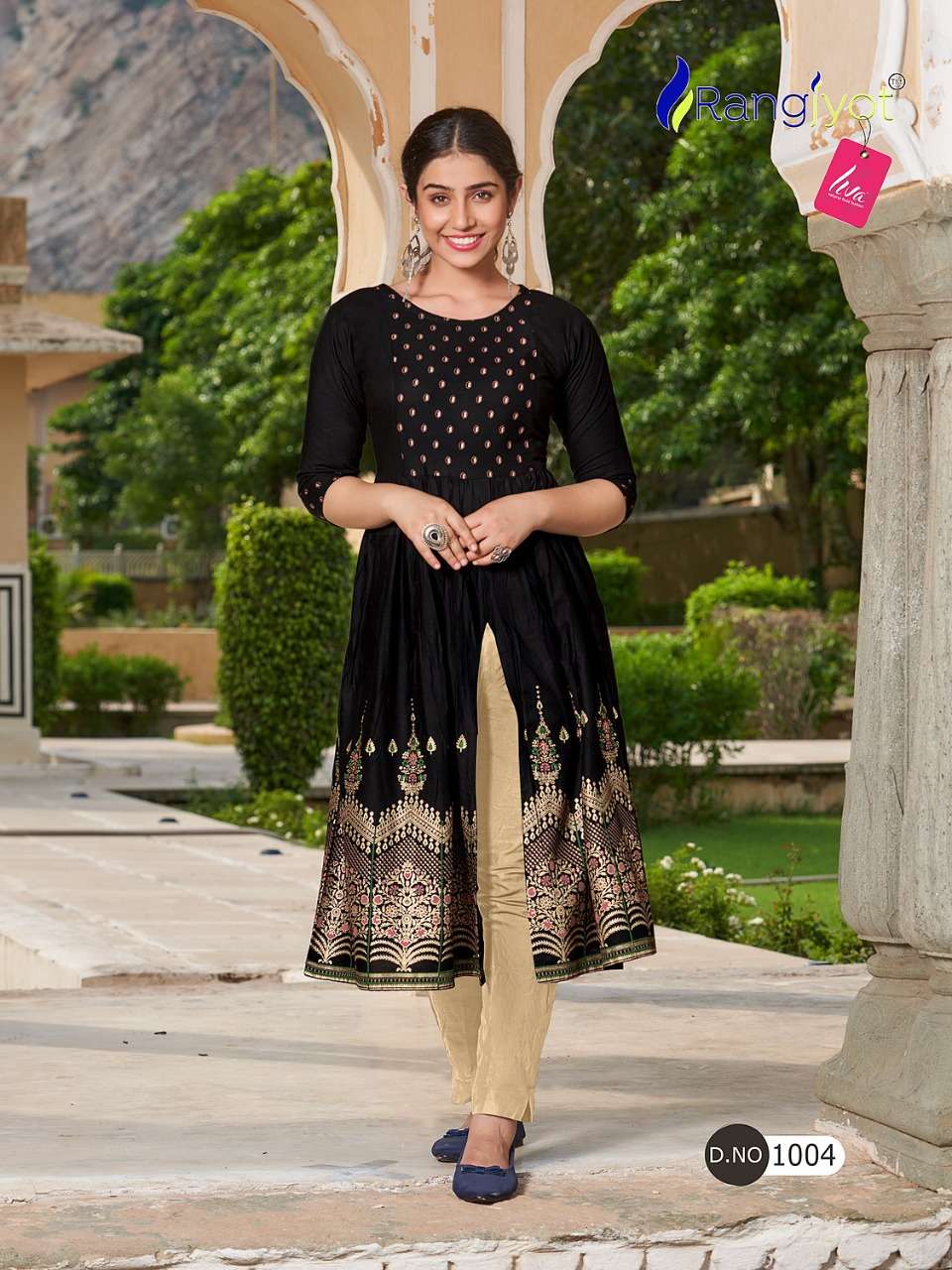 MIHIRA BY RANGJYOT FASHION 1001 TO 1008 SERIES DESIGNER STYLISH FANCY COLORFUL BEAUTIFUL PARTY WEAR & ETHNIC WEAR COLLECTION PURE RAYON KURTIS AT WHOLESALE PRICE