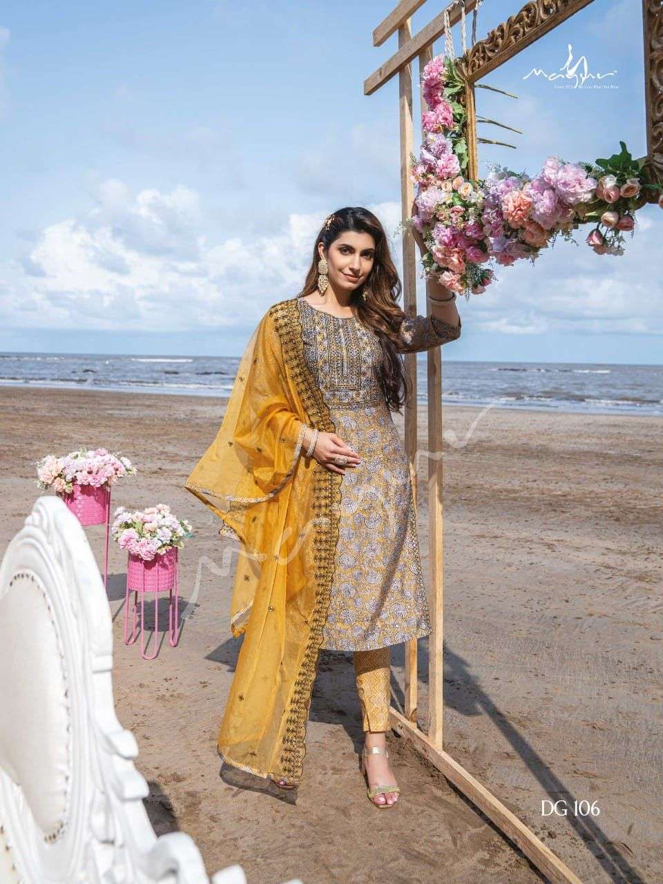 DREAM GIRL BY MAYUR 101 TO 106 SERIES BEAUTIFUL SUITS COLORFUL STYLISH FANCY CASUAL WEAR & ETHNIC WEAR MODAL PRINT DRESSES AT WHOLESALE PRICE