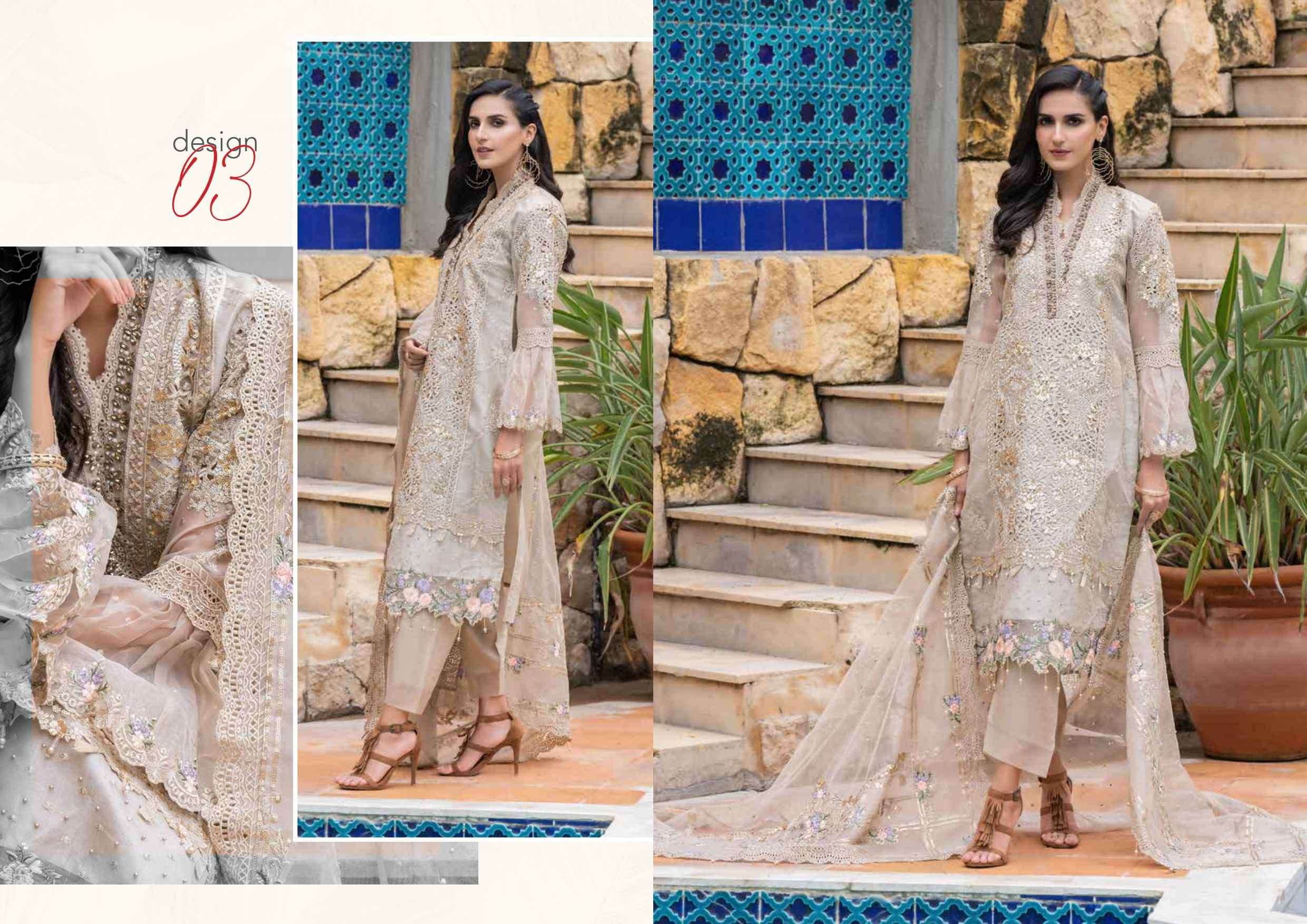 ORIGINAL PAKISTANI SILK EMBROIDERED BY NOOR 01 TO 05 SERIES BEAUTIFUL PAKISTANI SUITS COLORFUL STYLISH FANCY CASUAL WEAR & ETHNIC WEAR FANCY DRESSES AT WHOLESALE PRICE