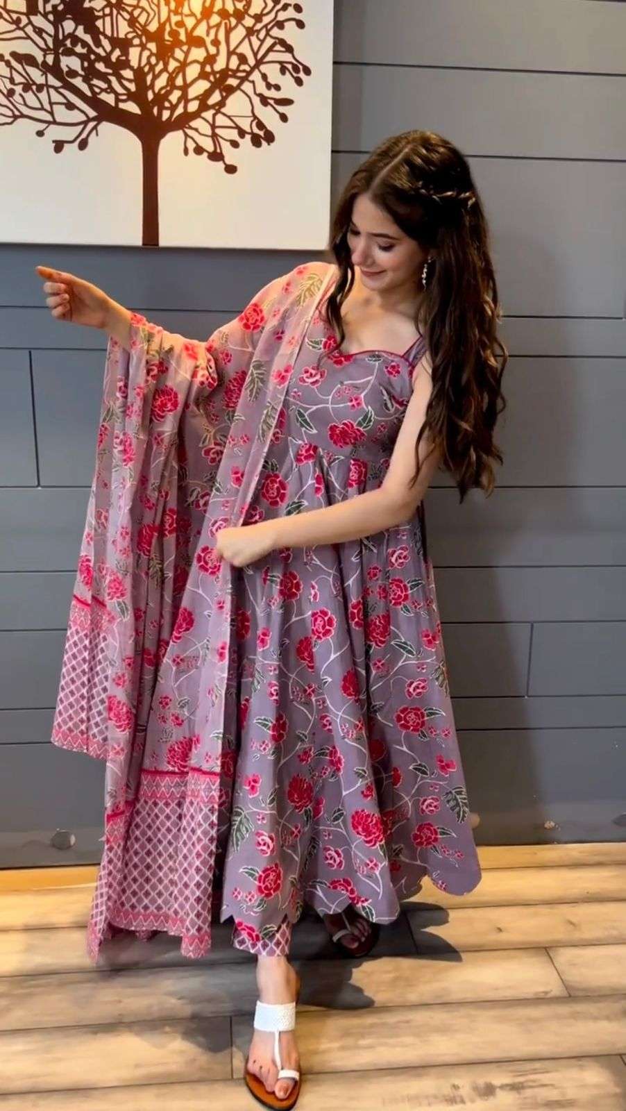 Lg-1539 By Fashid Wholesale Beautiful Anarkali Suits Colorful Stylish Fancy Casual Wear & Ethnic Wear Crepe Print Dresses At Wholesale Price