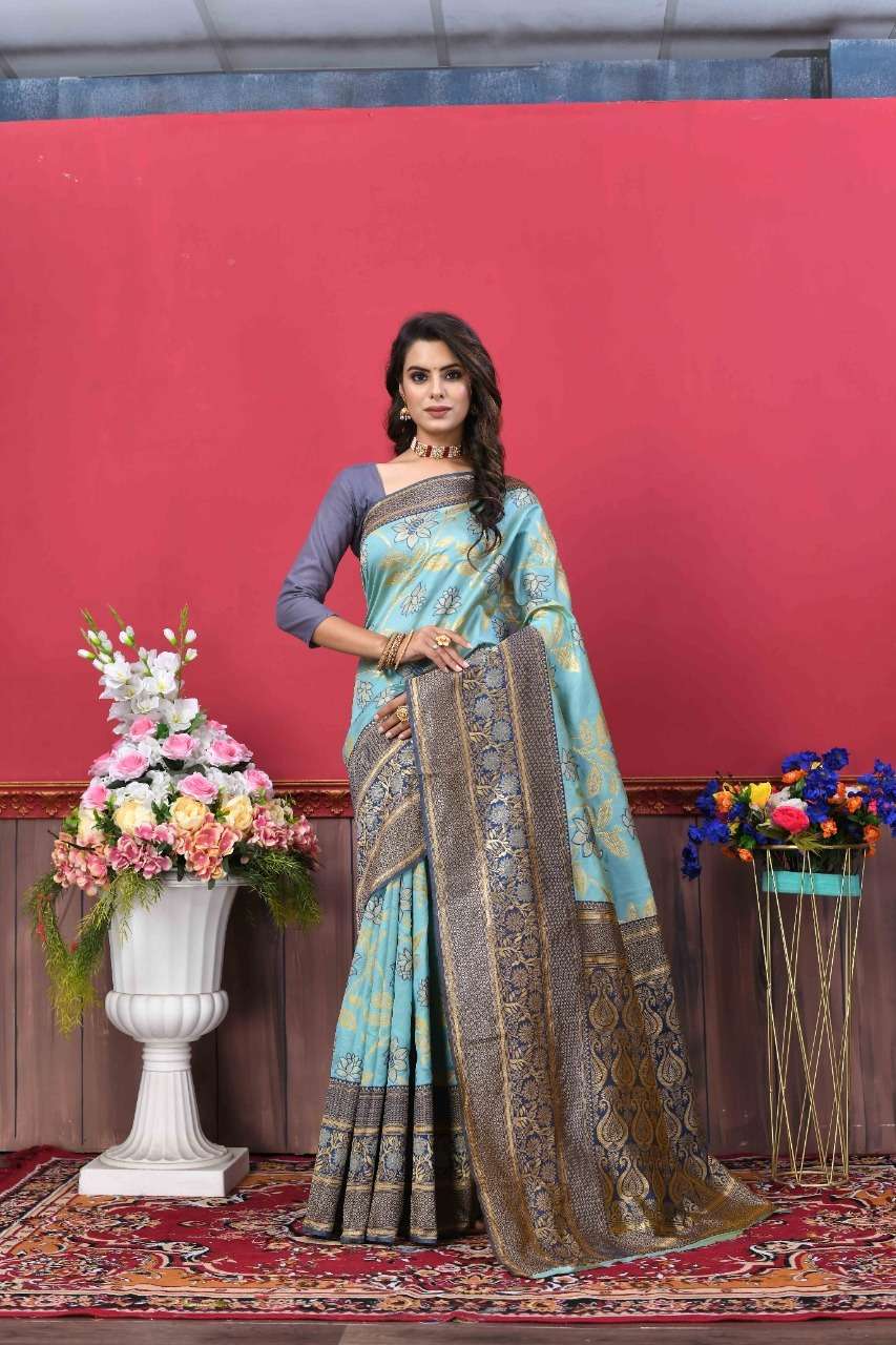 AAHANA BY FASHID WHOLESALE MM INDIAN TRADITIONAL WEAR COLLECTION BEAUTIFUL STYLISH FANCY COLORFUL PARTY WEAR & OCCASIONAL WEAR KANJIVARAM SILK SAREES AT WHOLESALE PRICE