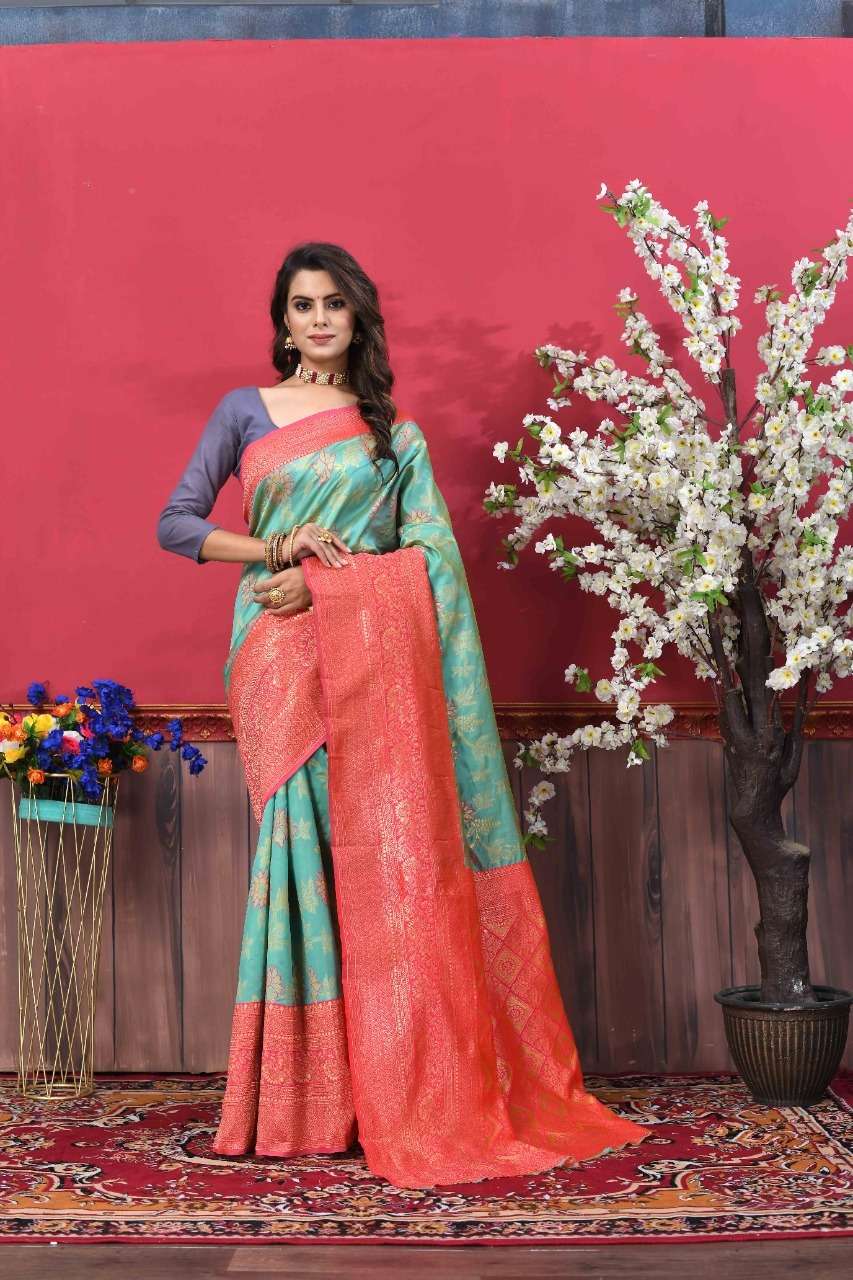 AARNA BY FASHID WHOLESALE MM INDIAN TRADITIONAL WEAR COLLECTION BEAUTIFUL STYLISH FANCY COLORFUL PARTY WEAR & OCCASIONAL WEAR KANJIVARAM SILK SAREES AT WHOLESALE PRICE