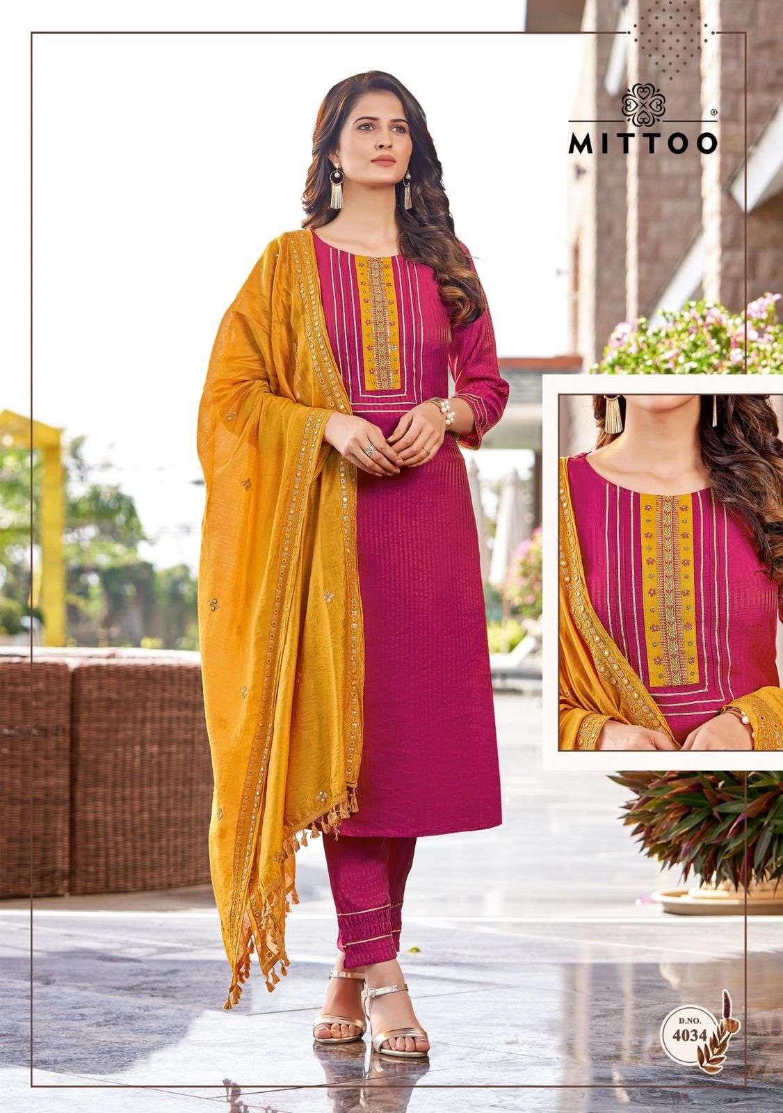 Kohinoor By Mittoo 4031 To 4036 Series Beautiful Suits Colorful Stylish Fancy Casual Wear & Ethnic Wear Viscose Silk Dresses At Wholesale Price
