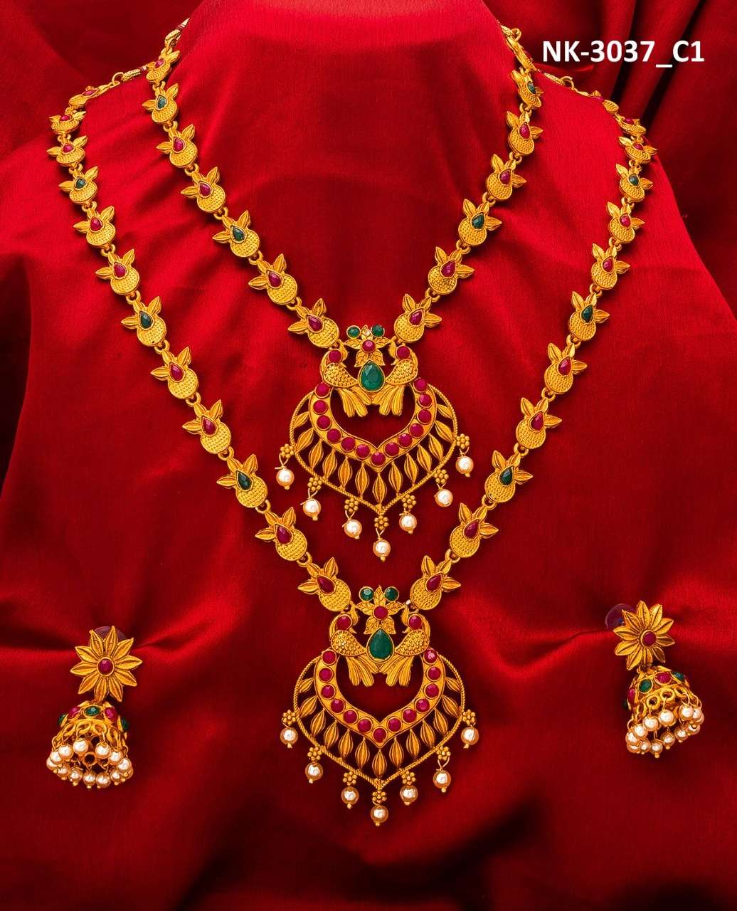 NK-DHAMAKA BY FASHID WHOLESALE TRADITIONAL IMITATION JEWELLERY FOR INDIAN ATTIRE AT EXCLUSIVE RANGE.