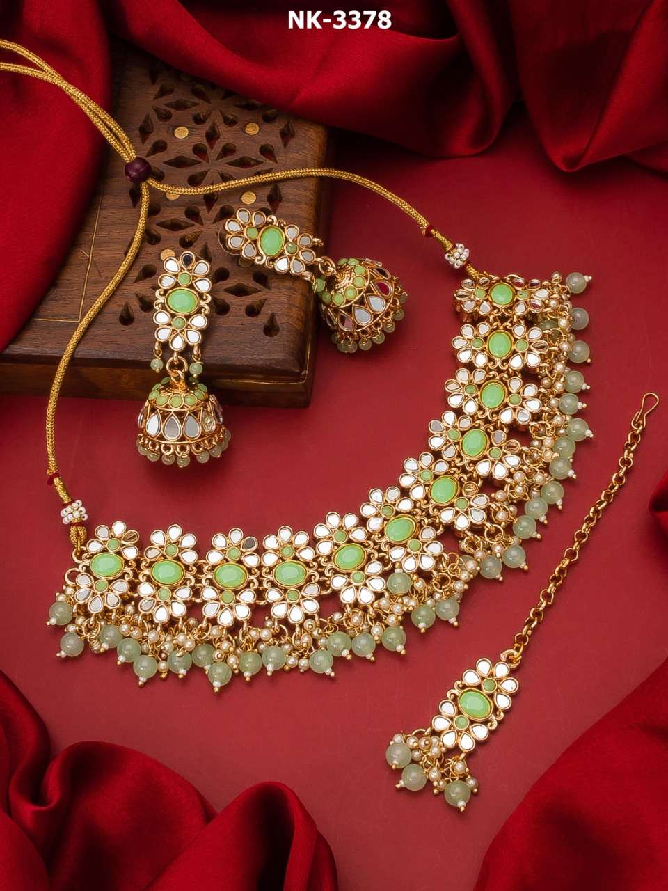 NK-DHAMAKA BY FASHID WHOLESALE TRADITIONAL IMITATION JEWELLERY FOR INDIAN ATTIRE AT EXCLUSIVE RANGE.