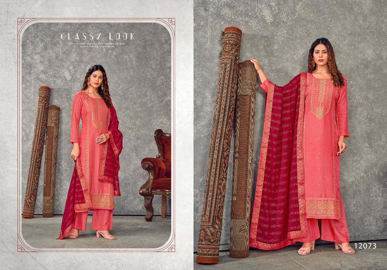 RANGTAALI BY PANCH RATNA 12071 TO 12075 SERIES BEAUTIFUL SUITS COLORFUL STYLISH FANCY CASUAL WEAR & ETHNIC WEAR VISCOSE DOLA MUSLIN DRESSES AT WHOLESALE PRICE