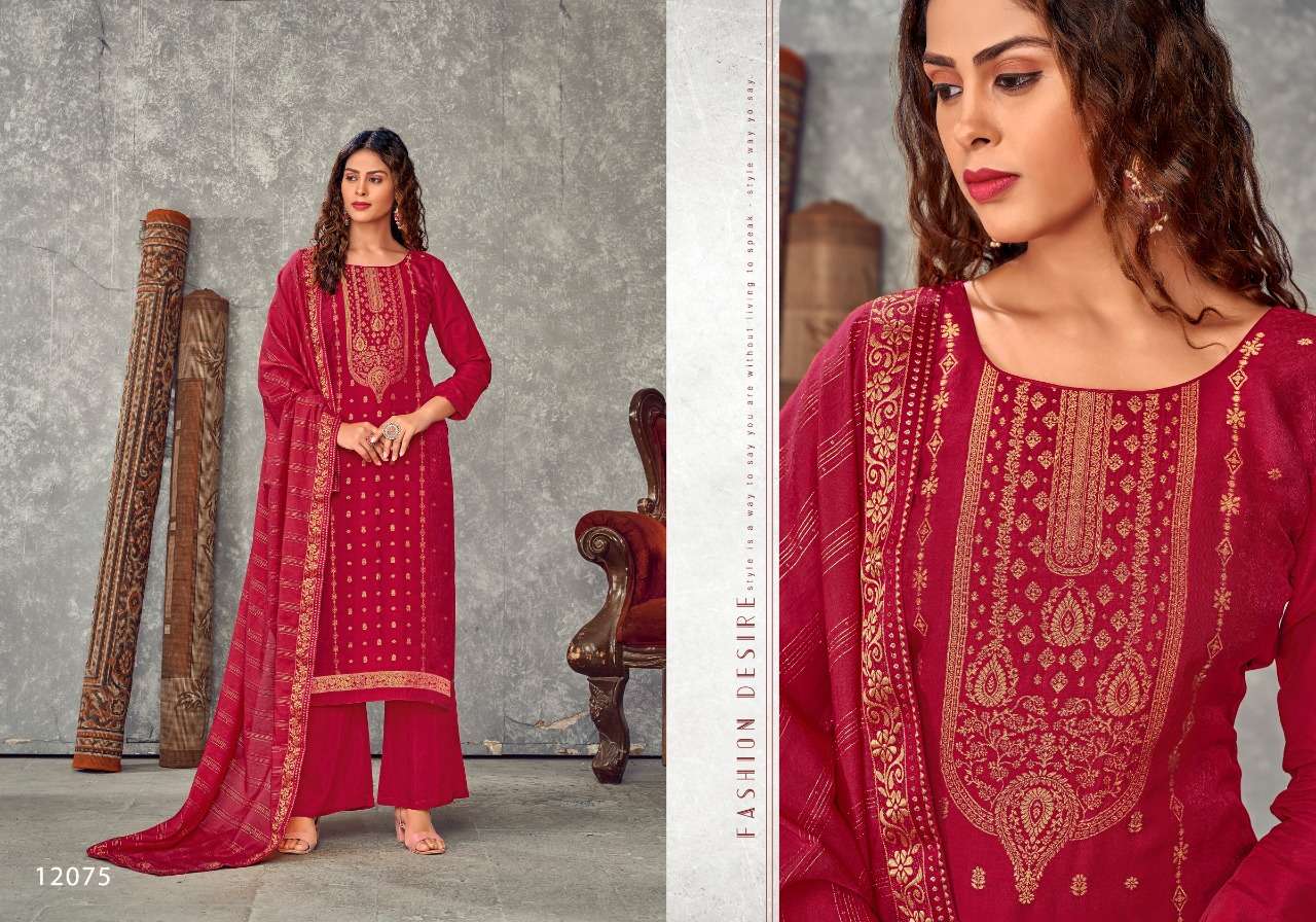 RANGTAALI BY PANCH RATNA 12071 TO 12075 SERIES BEAUTIFUL SUITS COLORFUL STYLISH FANCY CASUAL WEAR & ETHNIC WEAR VISCOSE DOLA MUSLIN DRESSES AT WHOLESALE PRICE