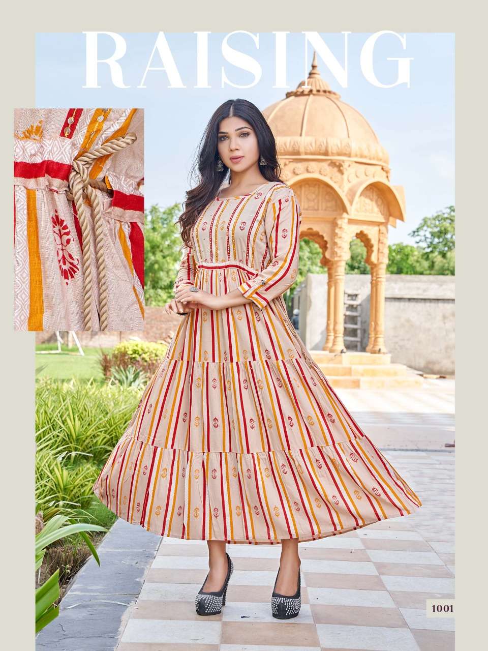 SAHIBA BY RUNG 1001 TO 1006 SERIES DESIGNER STYLISH FANCY COLORFUL BEAUTIFUL PARTY WEAR & ETHNIC WEAR COLLECTION PURE RAYON KURTIS AT WHOLESALE PRICE