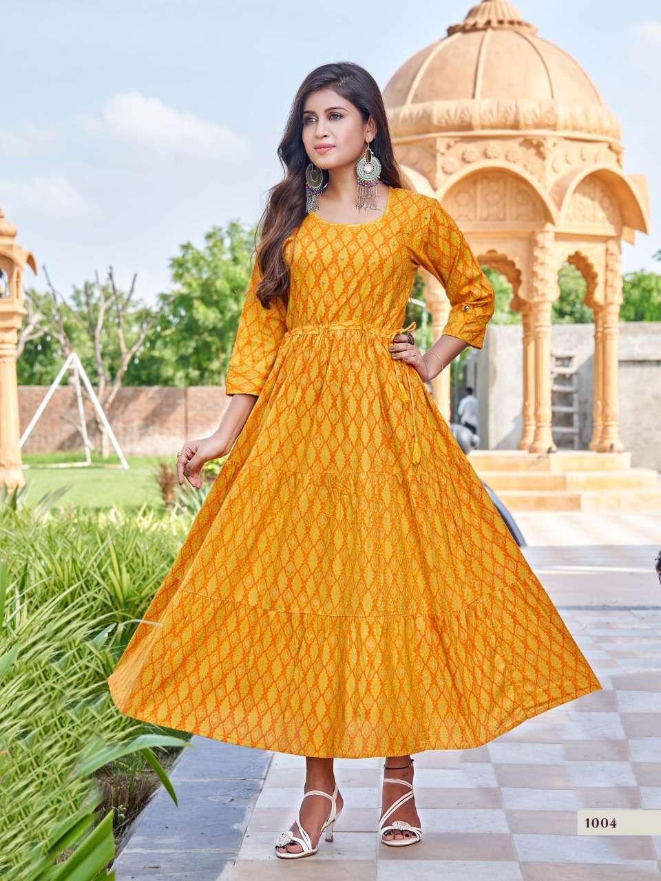 SAHIBA BY RUNG 1001 TO 1006 SERIES DESIGNER STYLISH FANCY COLORFUL BEAUTIFUL PARTY WEAR & ETHNIC WEAR COLLECTION PURE RAYON KURTIS AT WHOLESALE PRICE