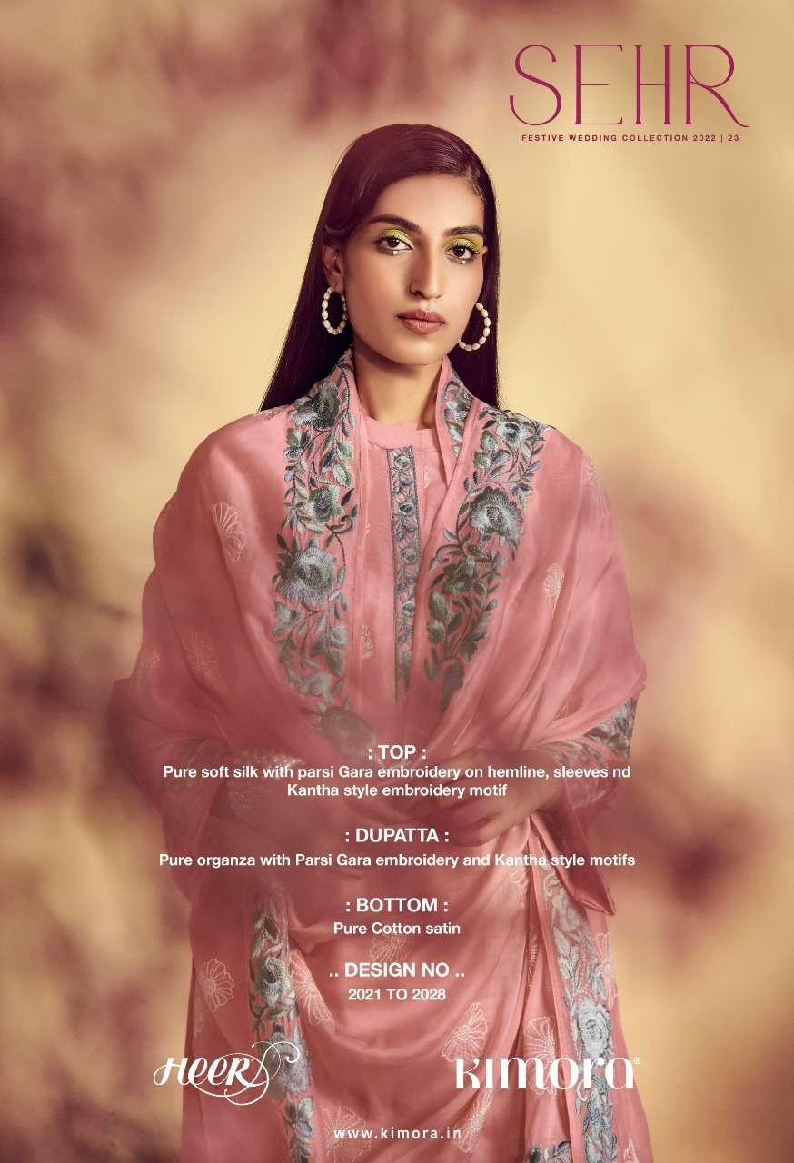 SEHR BY KIMORA FASHION 2021 TO 2028 SERIES BEAUTIFUL SUITS COLORFUL STYLISH FANCY CASUAL WEAR & ETHNIC WEAR SOFT SILK DRESSES AT WHOLESALE PRICE