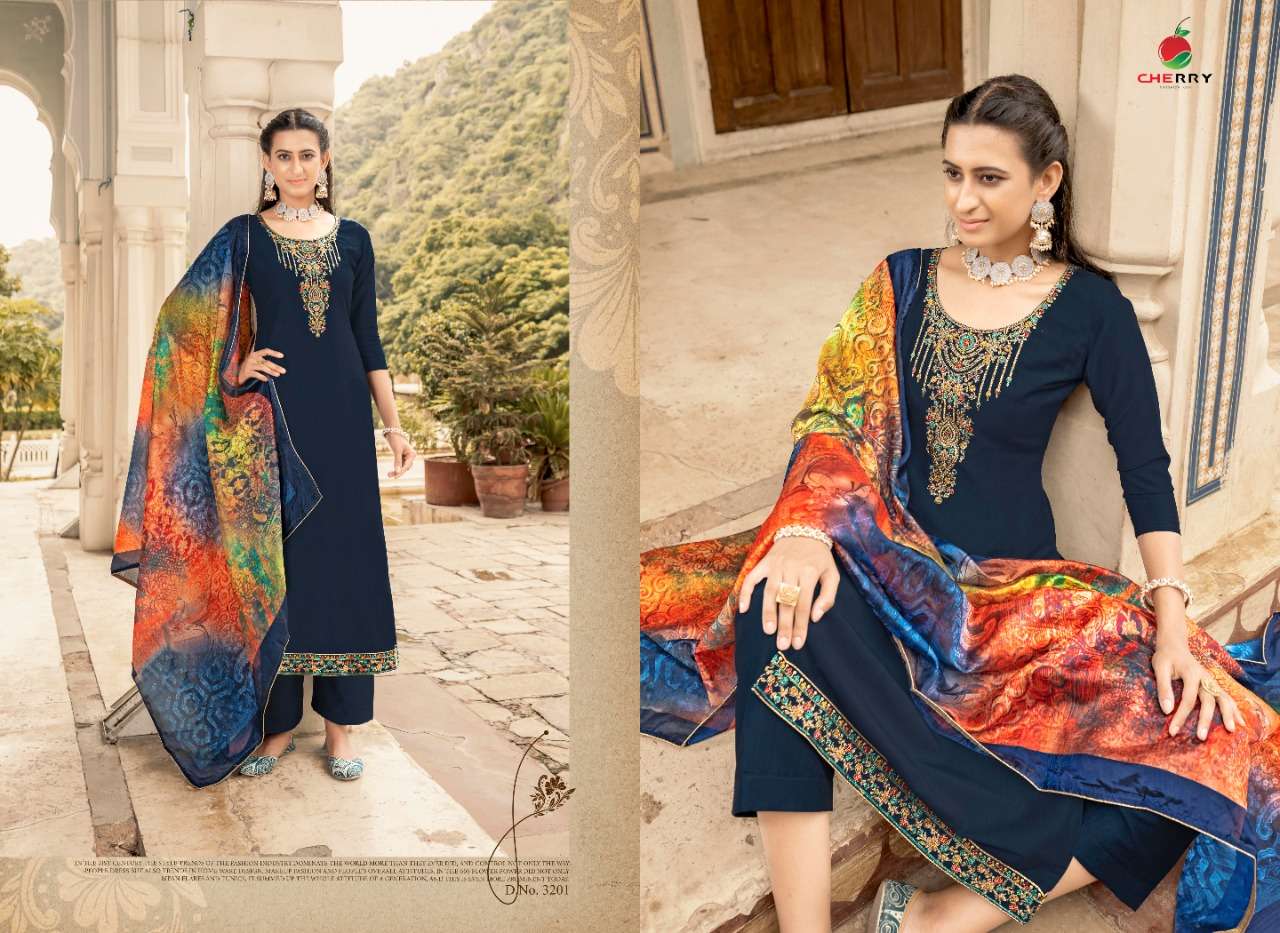 SHEESHA BY CHERRY 3201 TO 3204 SERIES BEAUTIFUL SUITS COLORFUL STYLISH FANCY CASUAL WEAR & ETHNIC WEAR SILK DRESSES AT WHOLESALE PRICE