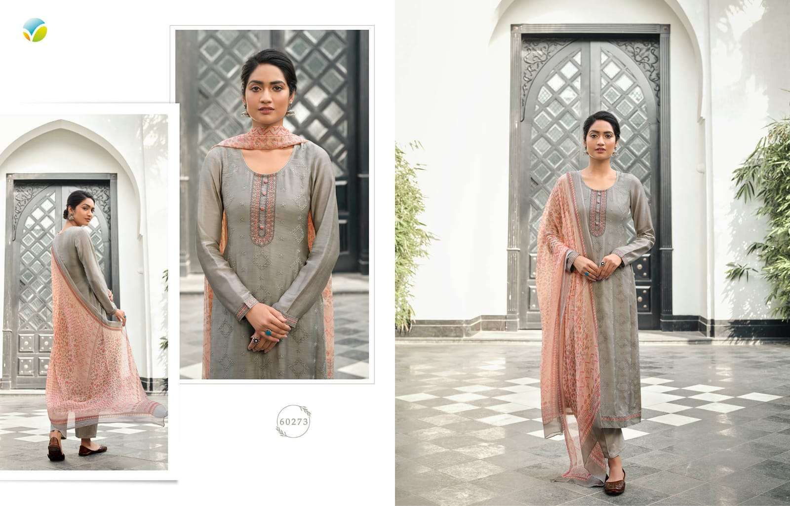 Geetanjali By Vinay Fashion 60271 To 60276 Series Beautiful Colorful Stylish Fancy Casual Wear & Ethnic Wear & Ready To Wear Pure Bemberg Muslin Embroidered Dresses At Wholesale Price