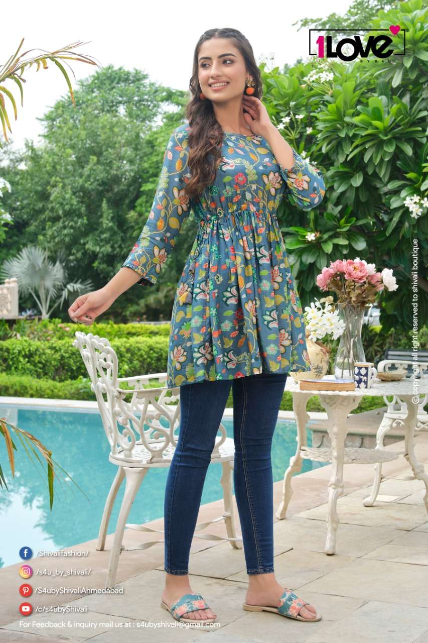 WEDESI VOL-2 BY 1 LOVE 11 TO 16 SERIES DESIGNER STYLISH FANCY COLORFUL BEAUTIFUL PARTY WEAR & ETHNIC WEAR COLLECTION COTTON/RAYON TOPS AT WHOLESALE PRICE