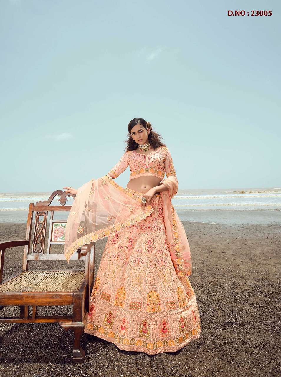 KIMAYA BY ARYA DESIGNS 23001 TO 23028 SERIES DESIGNER BEAUTIFUL BRIDAL COLLECTION OCCASIONAL WEAR & PARTY WEAR GEORGETTE/NET/ORGANZA LEHENGAS AT WHOLESALE PRICE