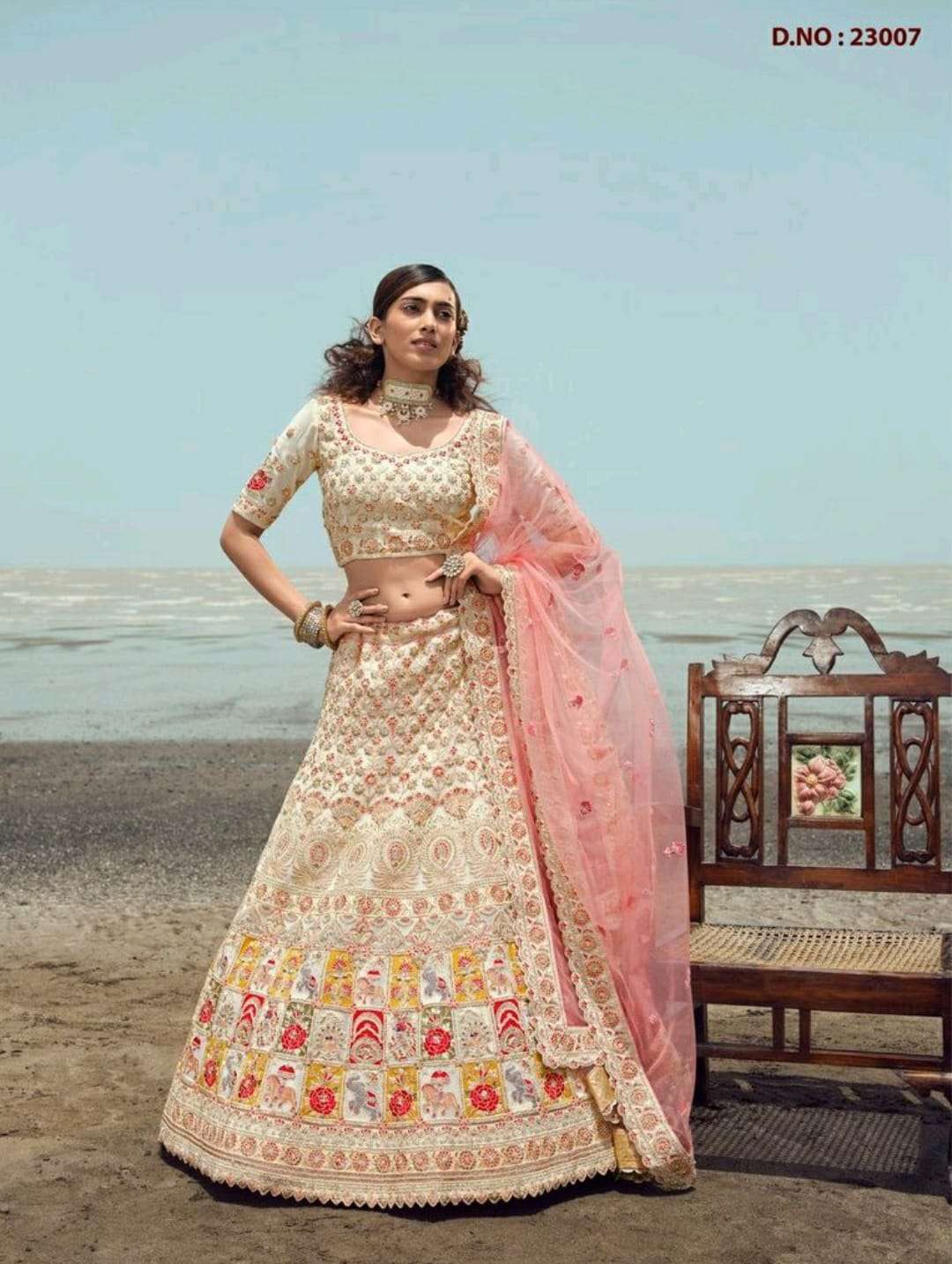 KIMAYA BY ARYA DESIGNS 23001 TO 23028 SERIES DESIGNER BEAUTIFUL BRIDAL COLLECTION OCCASIONAL WEAR & PARTY WEAR GEORGETTE/NET/ORGANZA LEHENGAS AT WHOLESALE PRICE