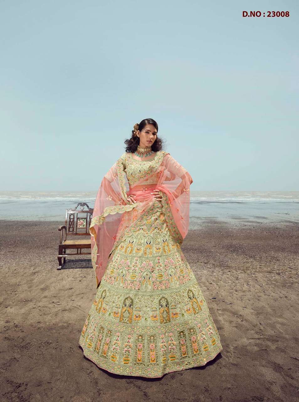 KIMAYA BY ARYA DESIGNS 23001 TO 23028 SERIES DESIGNER BEAUTIFUL BRIDAL COLLECTION OCCASIONAL WEAR & PARTY WEAR GEORGETTE/NET/ORGANZA LEHENGAS AT WHOLESALE PRICE
