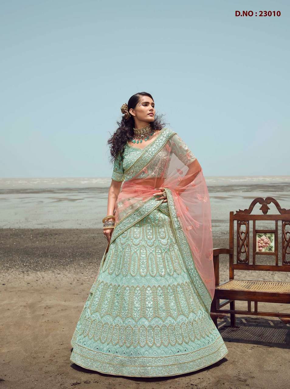 KIMAYA BY ARYA DESIGNS 23001 TO 23028 SERIES DESIGNER BEAUTIFUL BRIDAL COLLECTION OCCASIONAL WEAR & PARTY WEAR GEORGETTE/NET/ORGANZA LEHENGAS AT WHOLESALE PRICE