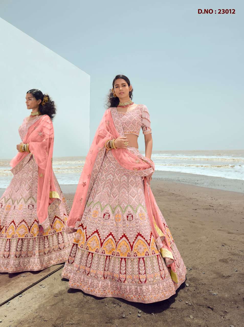 KIMAYA BY ARYA DESIGNS 23001 TO 23028 SERIES DESIGNER BEAUTIFUL BRIDAL COLLECTION OCCASIONAL WEAR & PARTY WEAR GEORGETTE/NET/ORGANZA LEHENGAS AT WHOLESALE PRICE