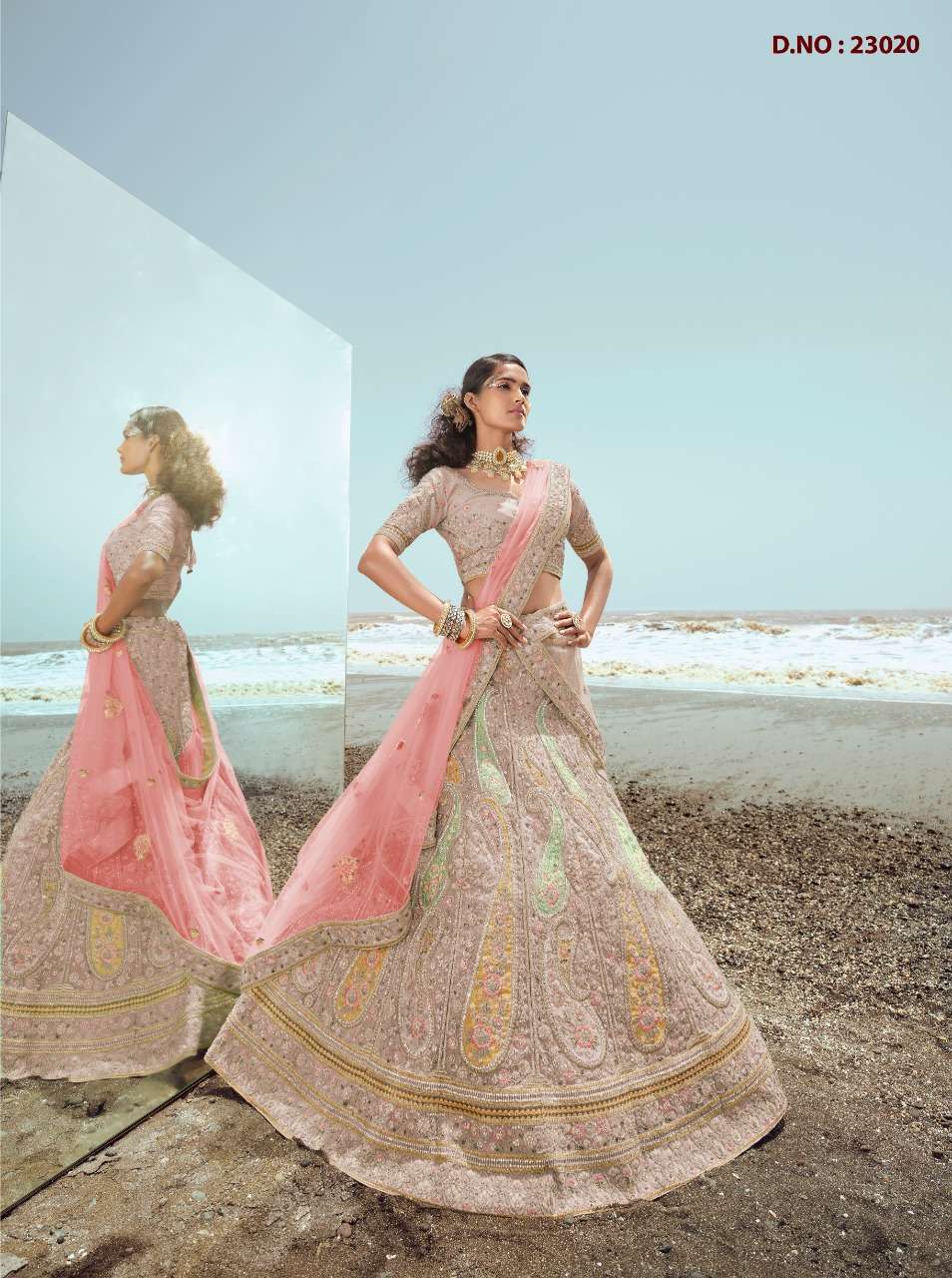 KIMAYA BY ARYA DESIGNS 23001 TO 23028 SERIES DESIGNER BEAUTIFUL BRIDAL COLLECTION OCCASIONAL WEAR & PARTY WEAR GEORGETTE/NET/ORGANZA LEHENGAS AT WHOLESALE PRICE
