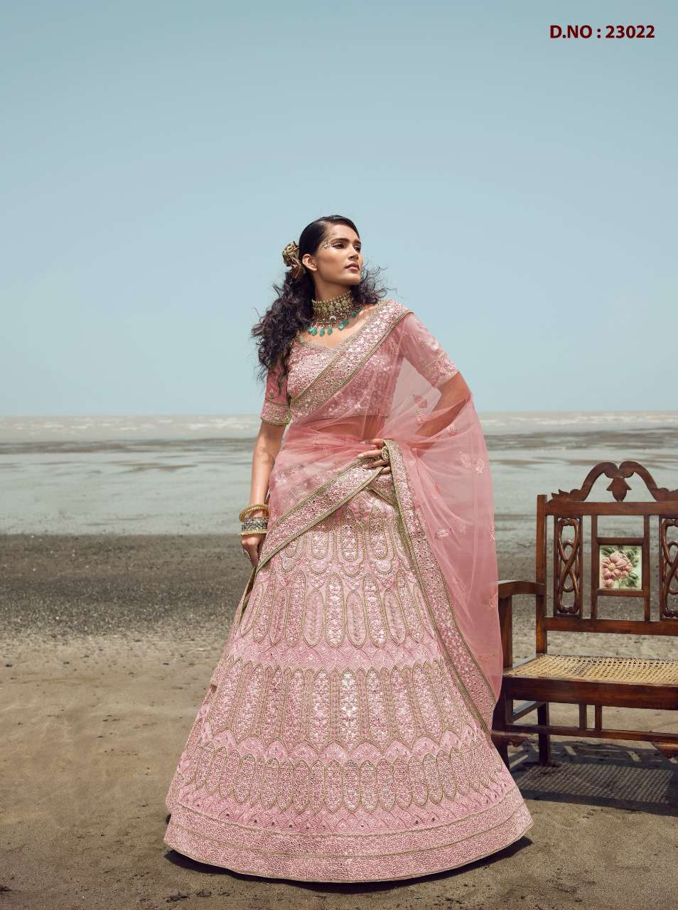 KIMAYA BY ARYA DESIGNS 23001 TO 23028 SERIES DESIGNER BEAUTIFUL BRIDAL COLLECTION OCCASIONAL WEAR & PARTY WEAR GEORGETTE/NET/ORGANZA LEHENGAS AT WHOLESALE PRICE