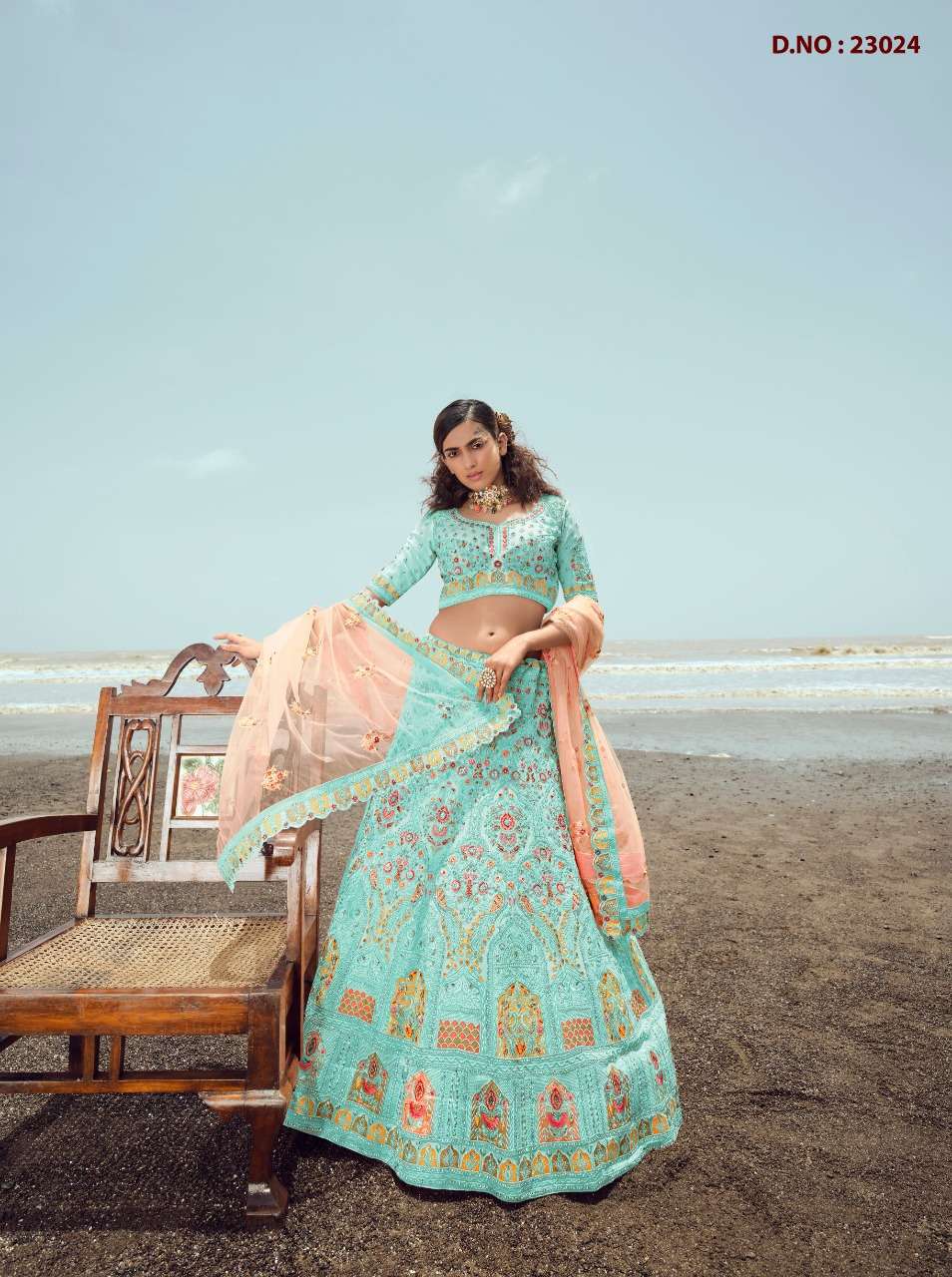 KIMAYA BY ARYA DESIGNS 23001 TO 23028 SERIES DESIGNER BEAUTIFUL BRIDAL COLLECTION OCCASIONAL WEAR & PARTY WEAR GEORGETTE/NET/ORGANZA LEHENGAS AT WHOLESALE PRICE