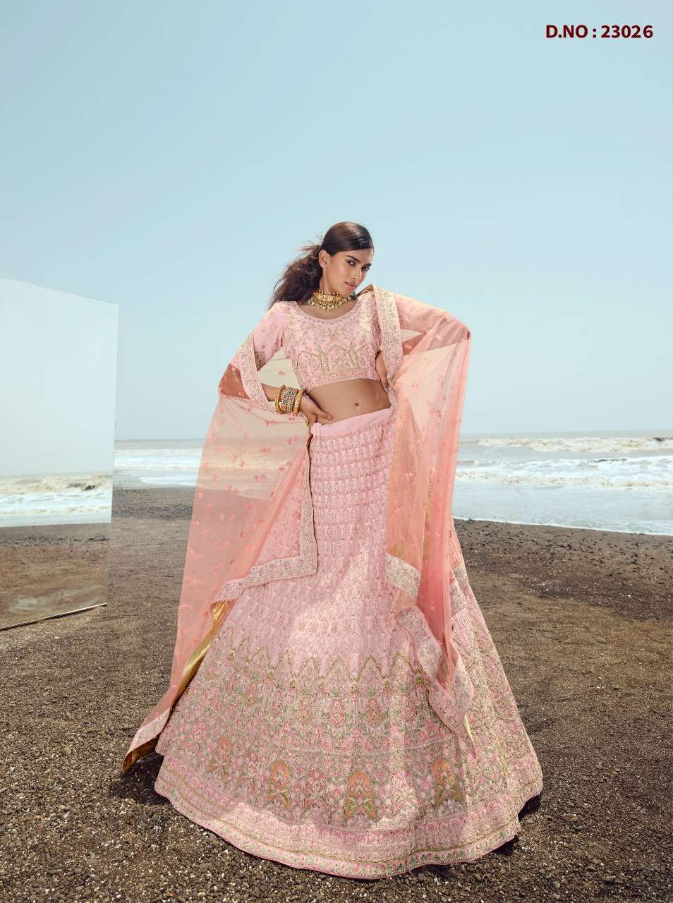 KIMAYA BY ARYA DESIGNS 23001 TO 23028 SERIES DESIGNER BEAUTIFUL BRIDAL COLLECTION OCCASIONAL WEAR & PARTY WEAR GEORGETTE/NET/ORGANZA LEHENGAS AT WHOLESALE PRICE