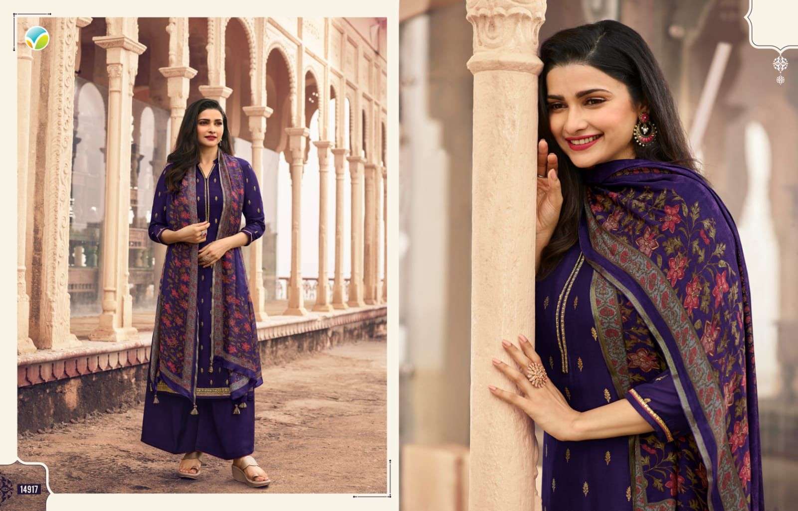 KASEESH PARADISE BY VINAY FASHION 14911 TO 14918 SERIES SUITS BEAUTIFUL FANCY COLORFUL STYLISH PARTY WEAR & OCCASIONAL WEAR VISCOSE JACQUARD SILK DRESSES AT WHOLESALE PRICE