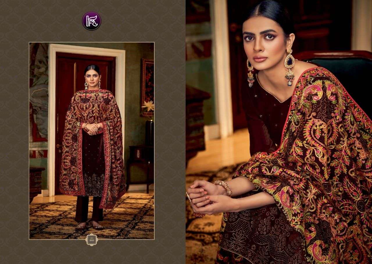 KALA HEAVEN BY KALA FASHION 2001 TO 2007 SERIES BEAUTIFUL SUITS COLORFUL STYLISH FANCY CASUAL WEAR & ETHNIC WEAR VELVET WITH WORK DRESSES AT WHOLESALE PRICE