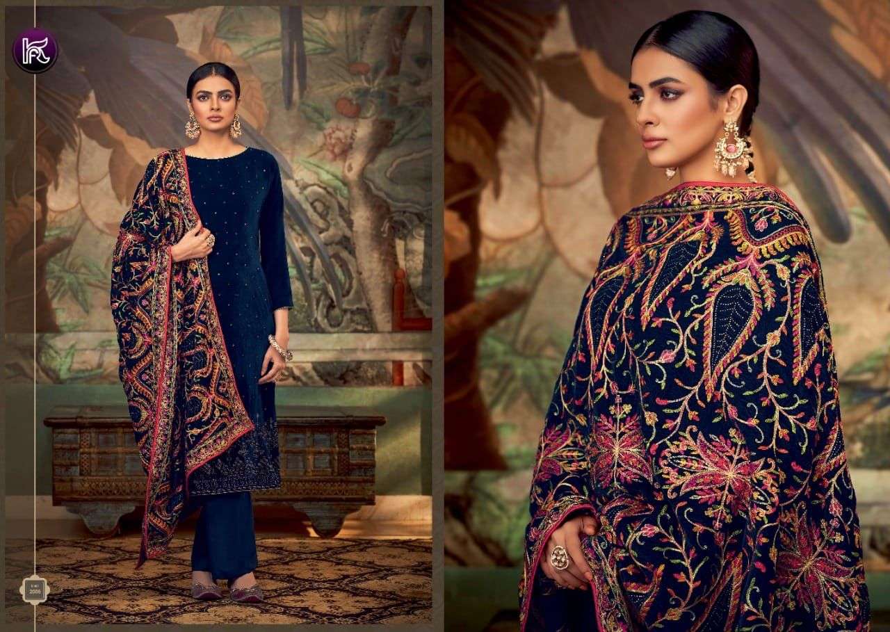 KALA HEAVEN BY KALA FASHION 2001 TO 2007 SERIES BEAUTIFUL SUITS COLORFUL STYLISH FANCY CASUAL WEAR & ETHNIC WEAR VELVET WITH WORK DRESSES AT WHOLESALE PRICE