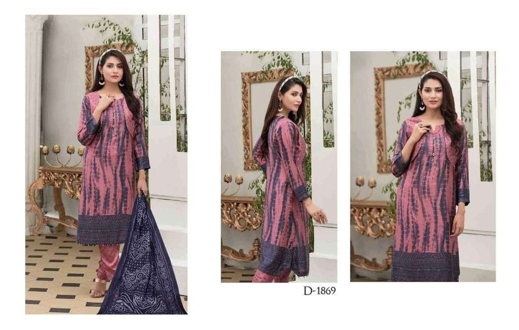 TIE AND DYE BY HALA BEAUTIFUL SUITS STYLISH FANCY COLORFUL PARTY WEAR & OCCASIONAL WEAR PURE COTTON PRINT DRESSES AT WHOLESALE PRICE