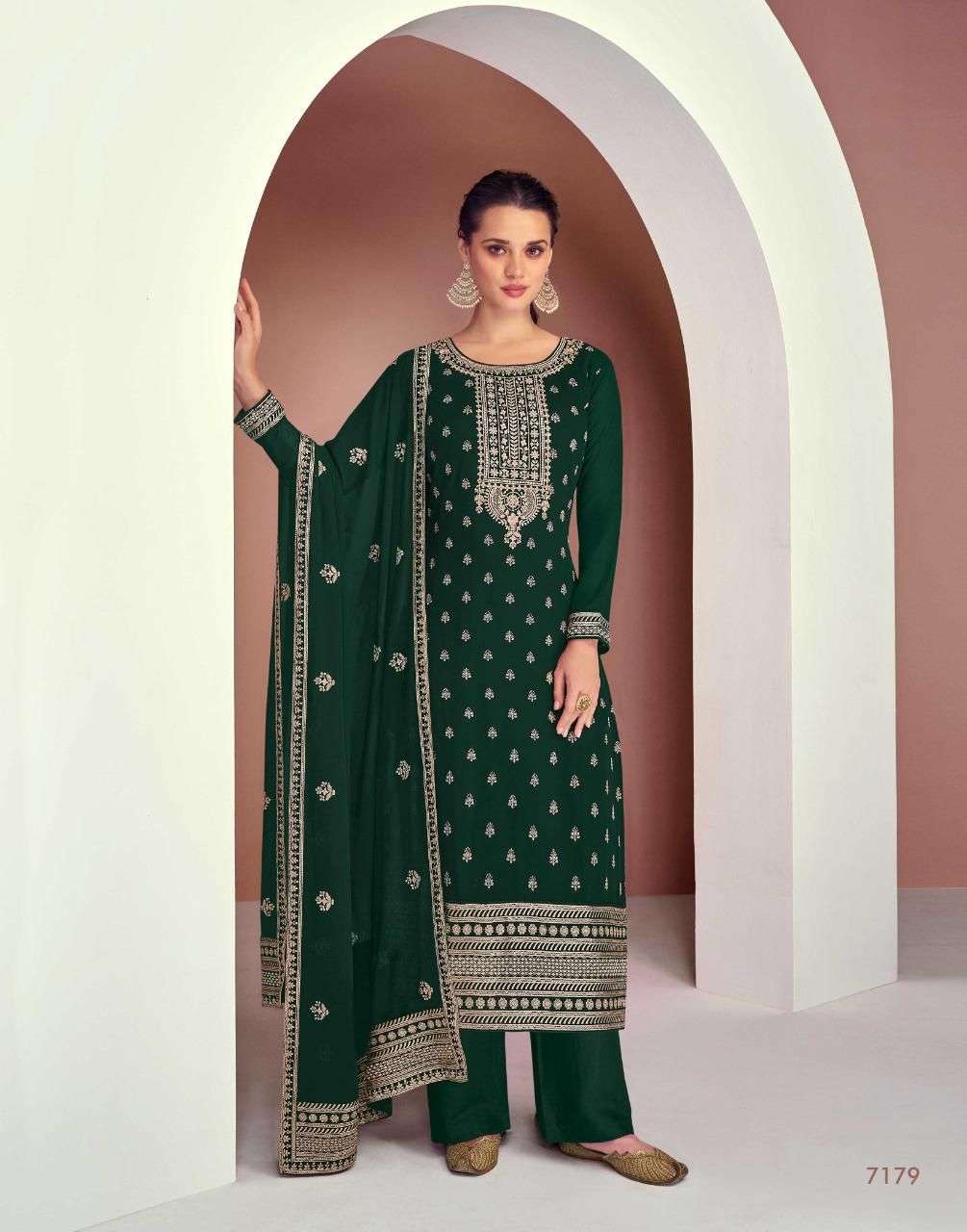 Dimple By Gulkayra Designer 7175 To 7179 Series Beautiful Suits Colorful Stylish Fancy Casual Wear & Ethnic Wear Georgette Dresses At Wholesale Price