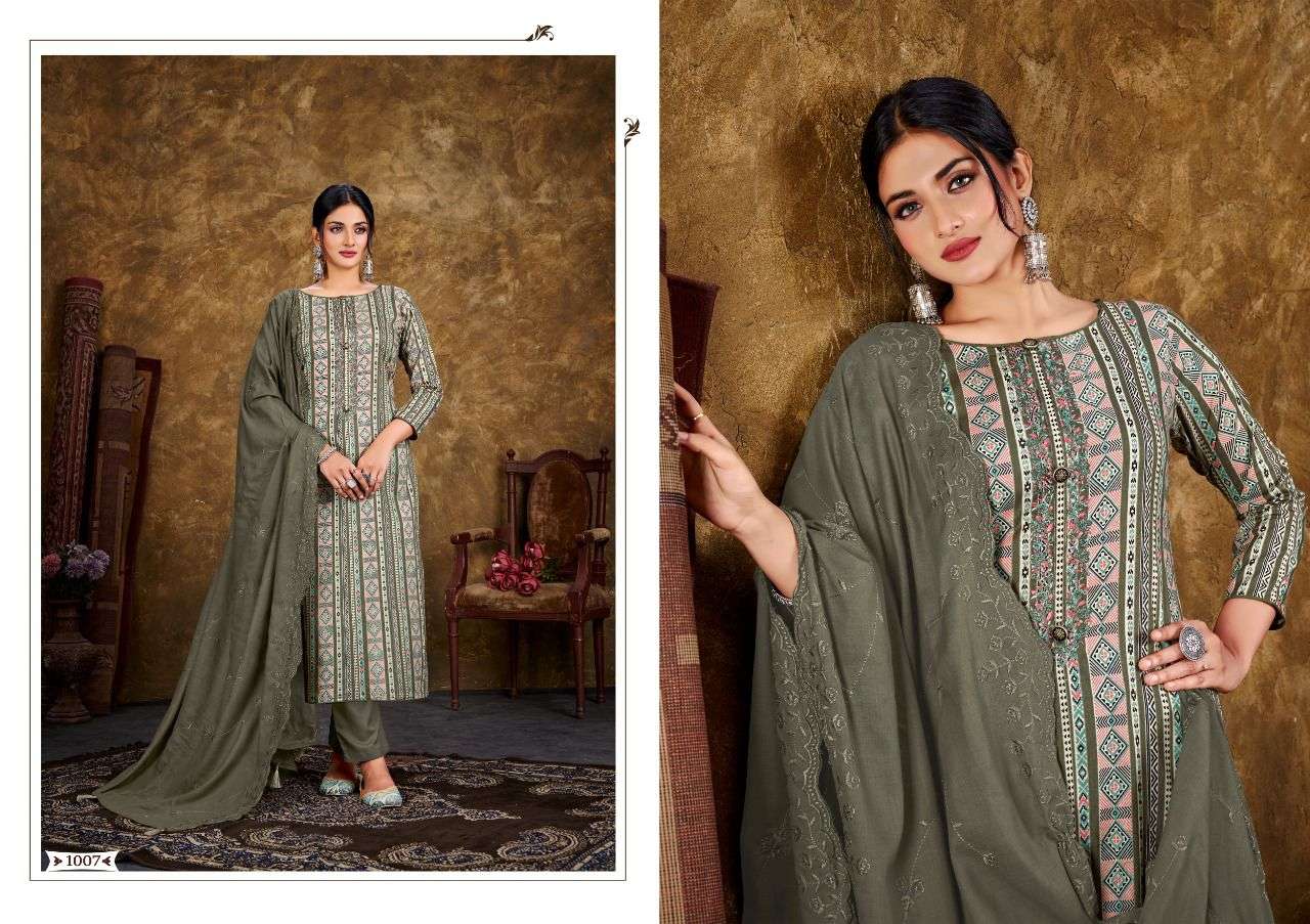 VOGUE BY HERMITAGE 1001 TO 1008 SERIES BEAUTIFUL PAKISTANI SUITS COLORFUL STYLISH FANCY CASUAL WEAR & ETHNIC WEAR PURE COTTON DRESSES AT WHOLESALE PRICE