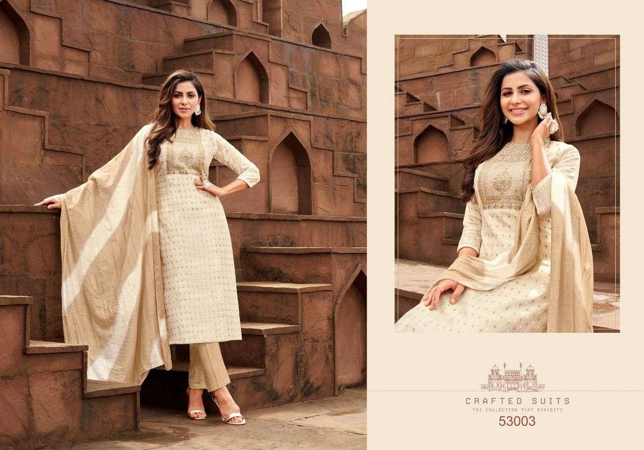 MIDORI BY ARTIO 53001 TO 53006 SERIES SUITS BEAUTIFUL FANCY COLORFUL STYLISH PARTY WEAR & OCCASIONAL WEAR FANCY EMBROIDERY DRESSES AT WHOLESALE PRICE